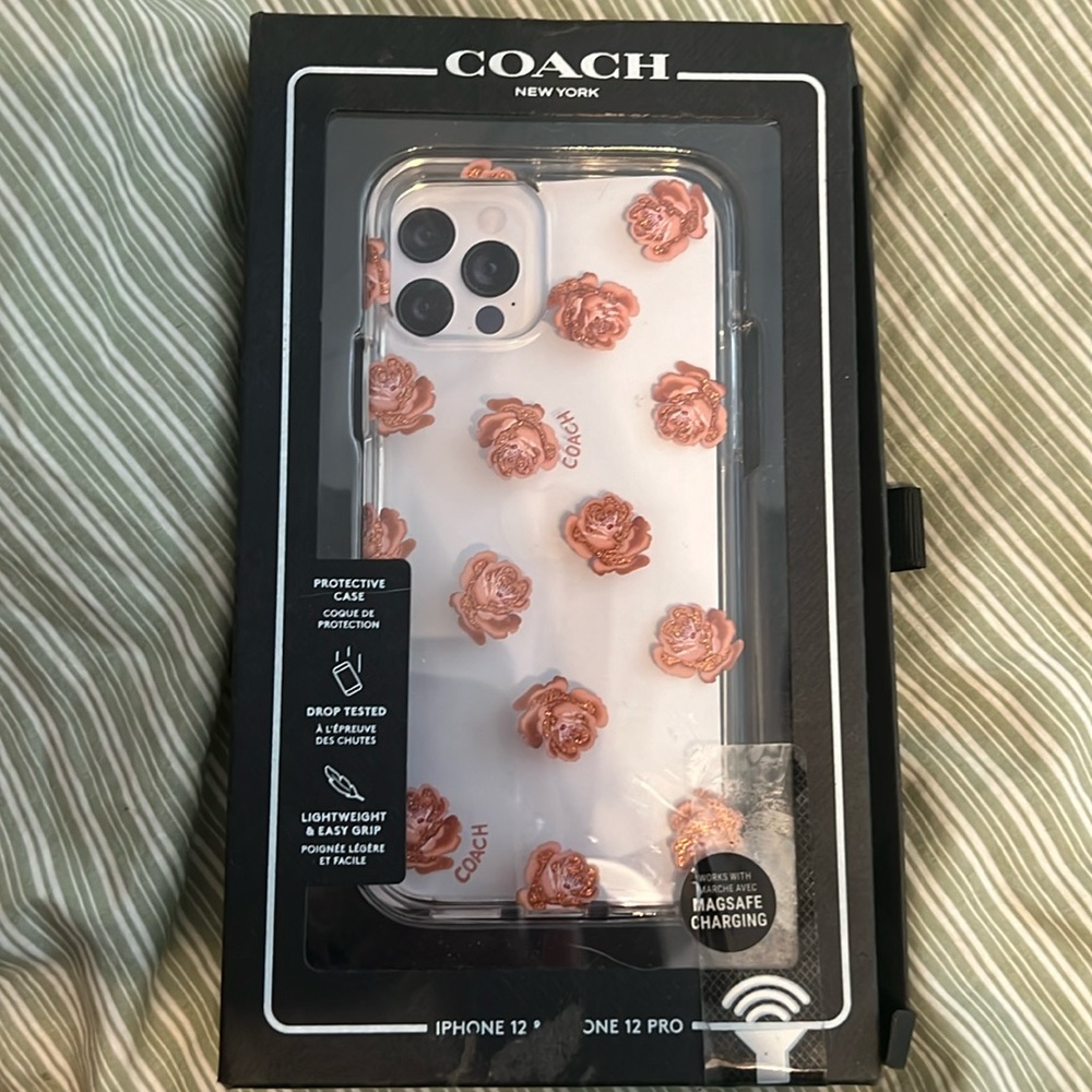 Coach iPhone 12 or 12pro phone case